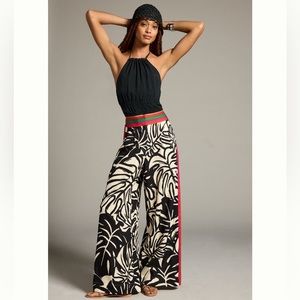 Farm Rio Wide Leg Linen Pant x Anthropologie exclusive